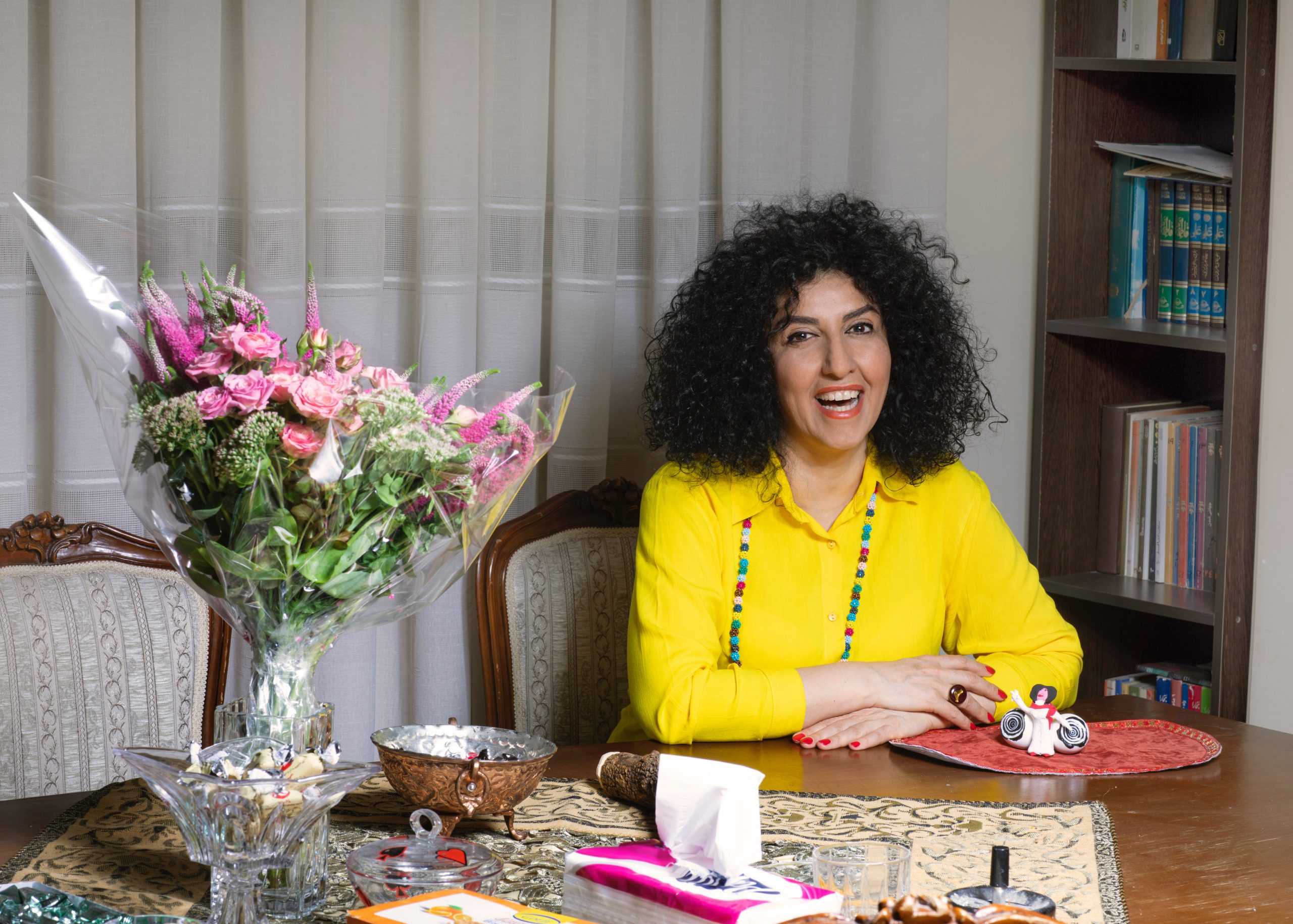 Narges Mohammadi Portrait by Reihane Taravati - Getty Images