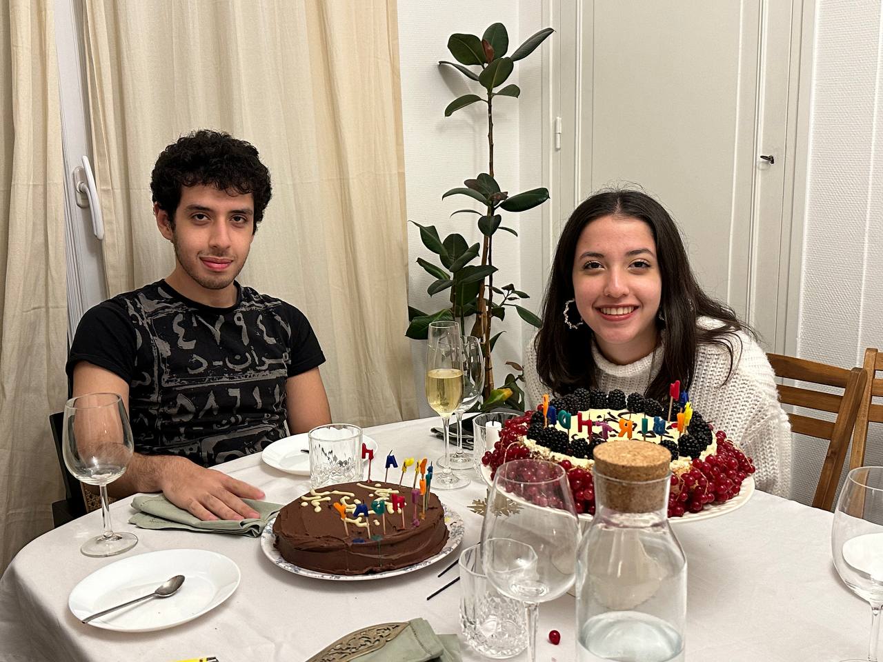 Ali & Kiana Rahmani's 18th birthday away from Narges Mohammadi.