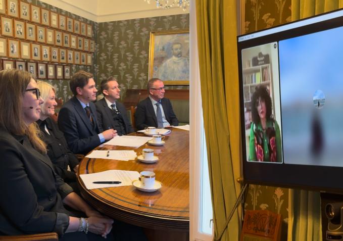 Narges Mohammadi’s Video Call with Norwegian Nobel Committee