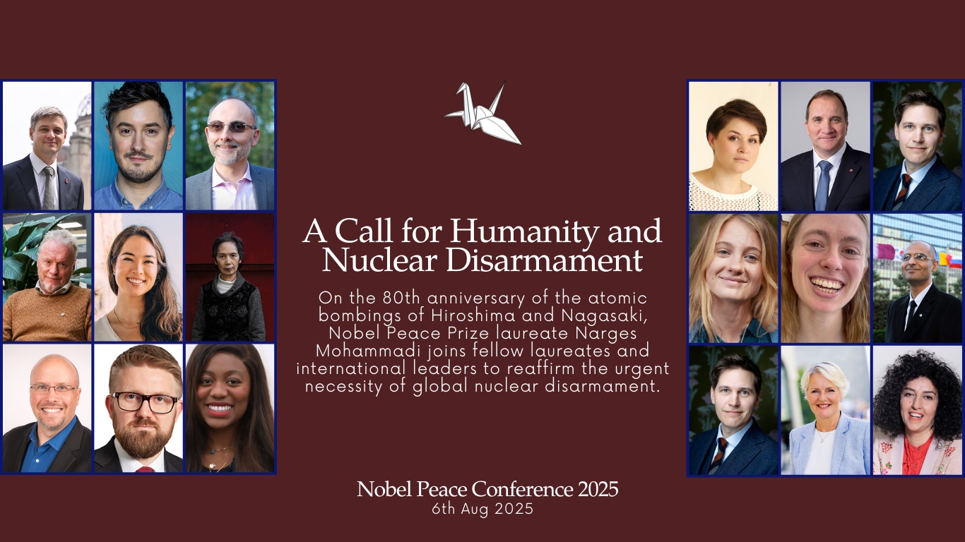 Narges Mohammadi Joins Nobel Peace Conference: A Call for Humanity and Nuclear Disarmament